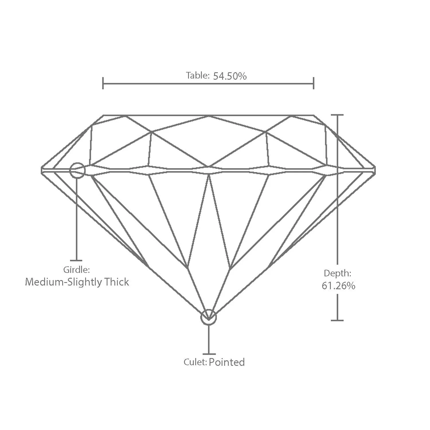 0.90 Carat H Color SI2 Clarity IGI Certified Natural Round Brilliant Cut Diamond - Image 6