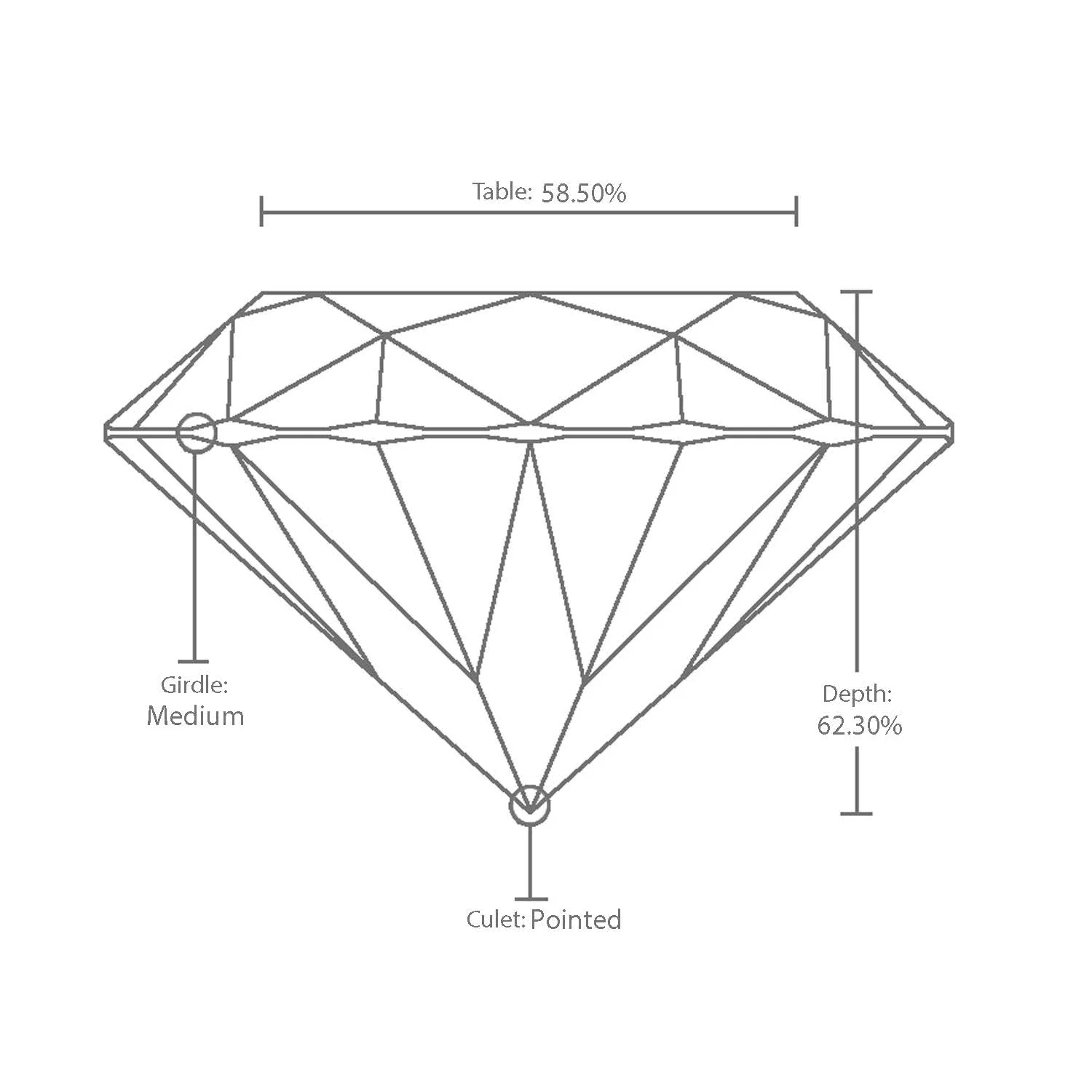 1.50 Carat G Color SI2 Clarity IGI Certified Natural Round Brilliant Cut Diamond - Image 6