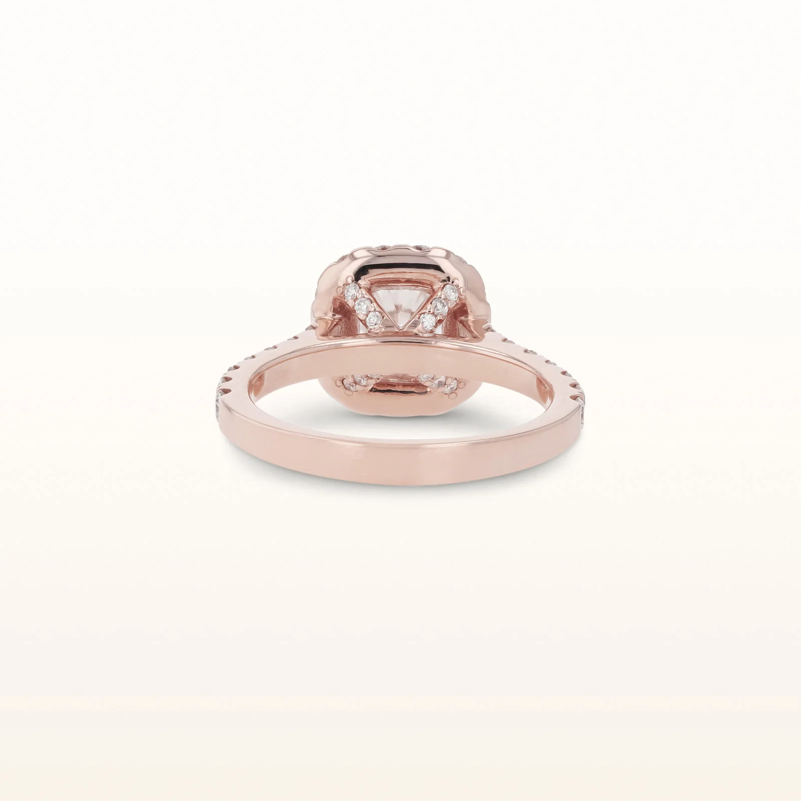 2.35 ctw Round Diamond Halo Engagement Ring in 14kt Rose Gold - Image 3