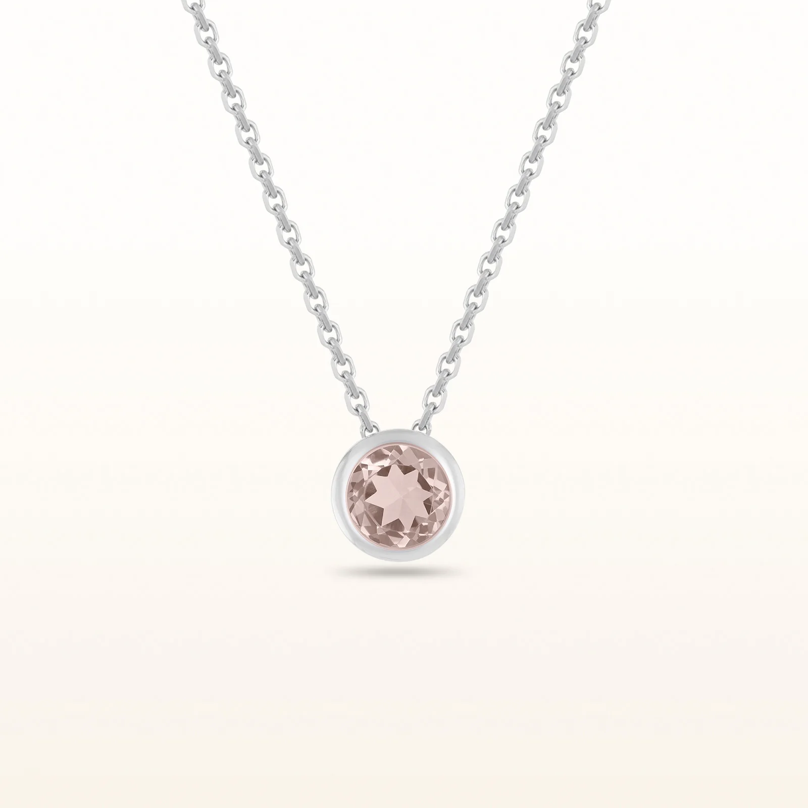 5.0 mm Round Diamond or Gemstone Bezel Set Pendant in 925 Sterling Silver - Image 19