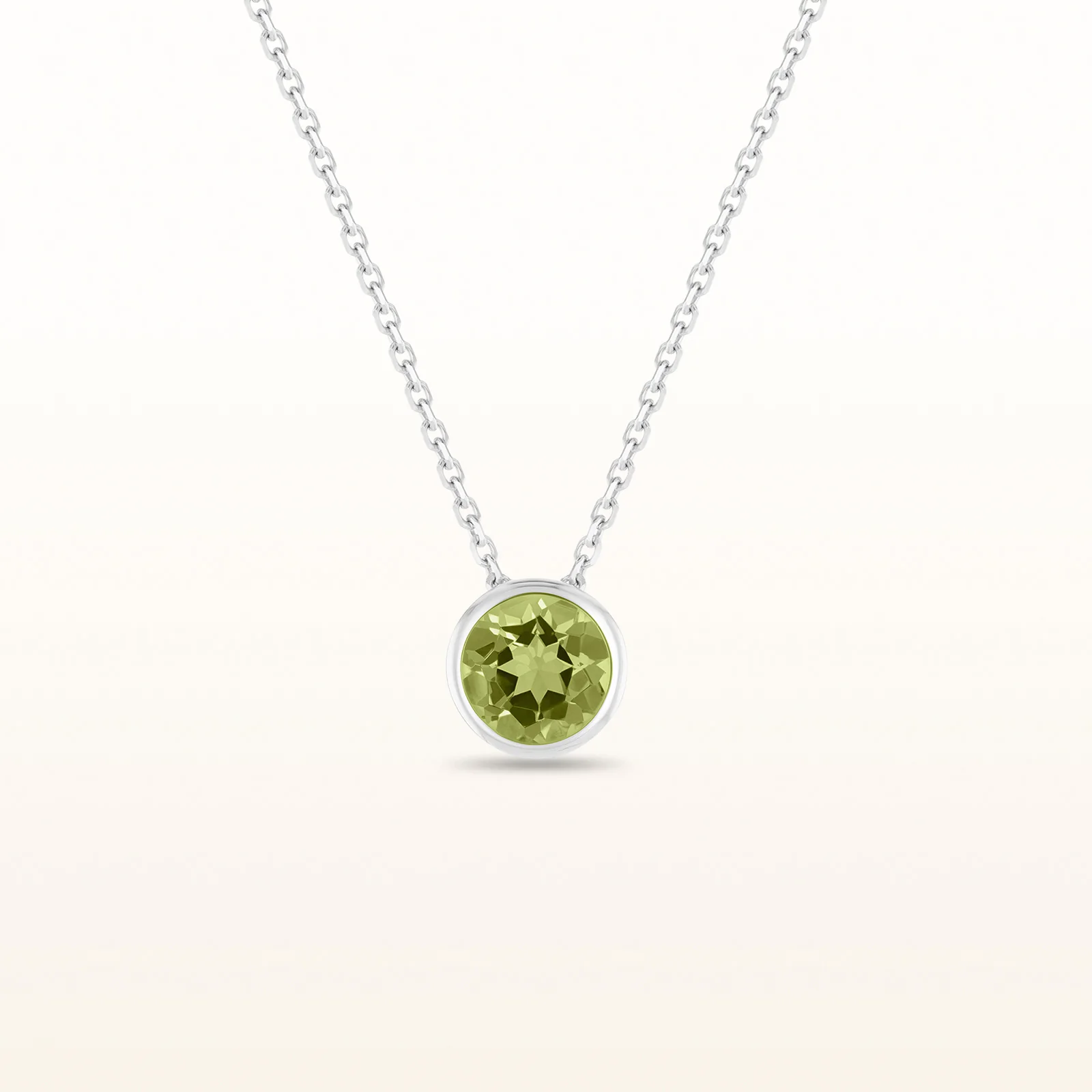6.0 mm Round Gemstone Bezel Set Pendant in 925 Sterling Silver - Image 18