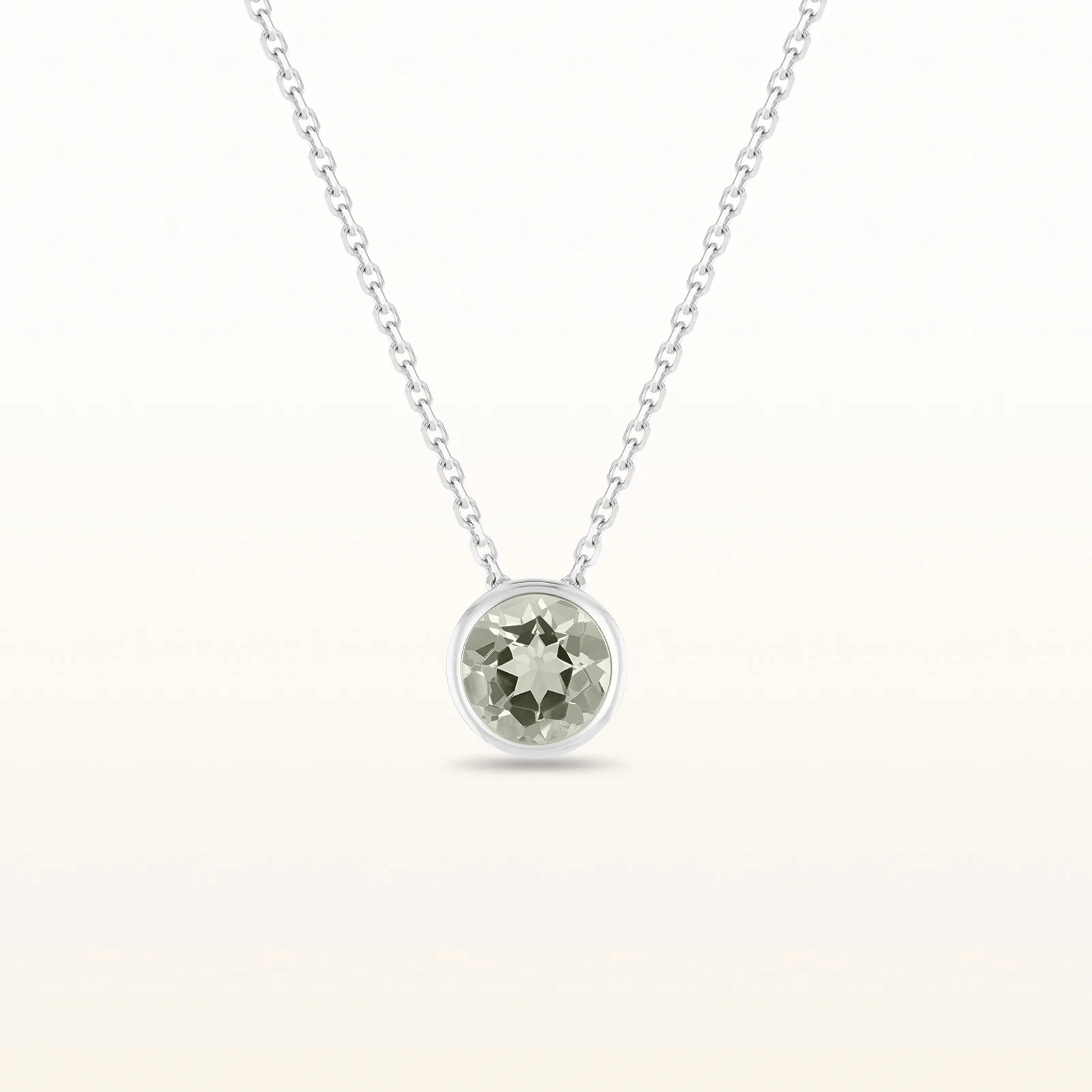 6.0 mm Round Gemstone Bezel Set Pendant in 925 Sterling Silver - Image 21