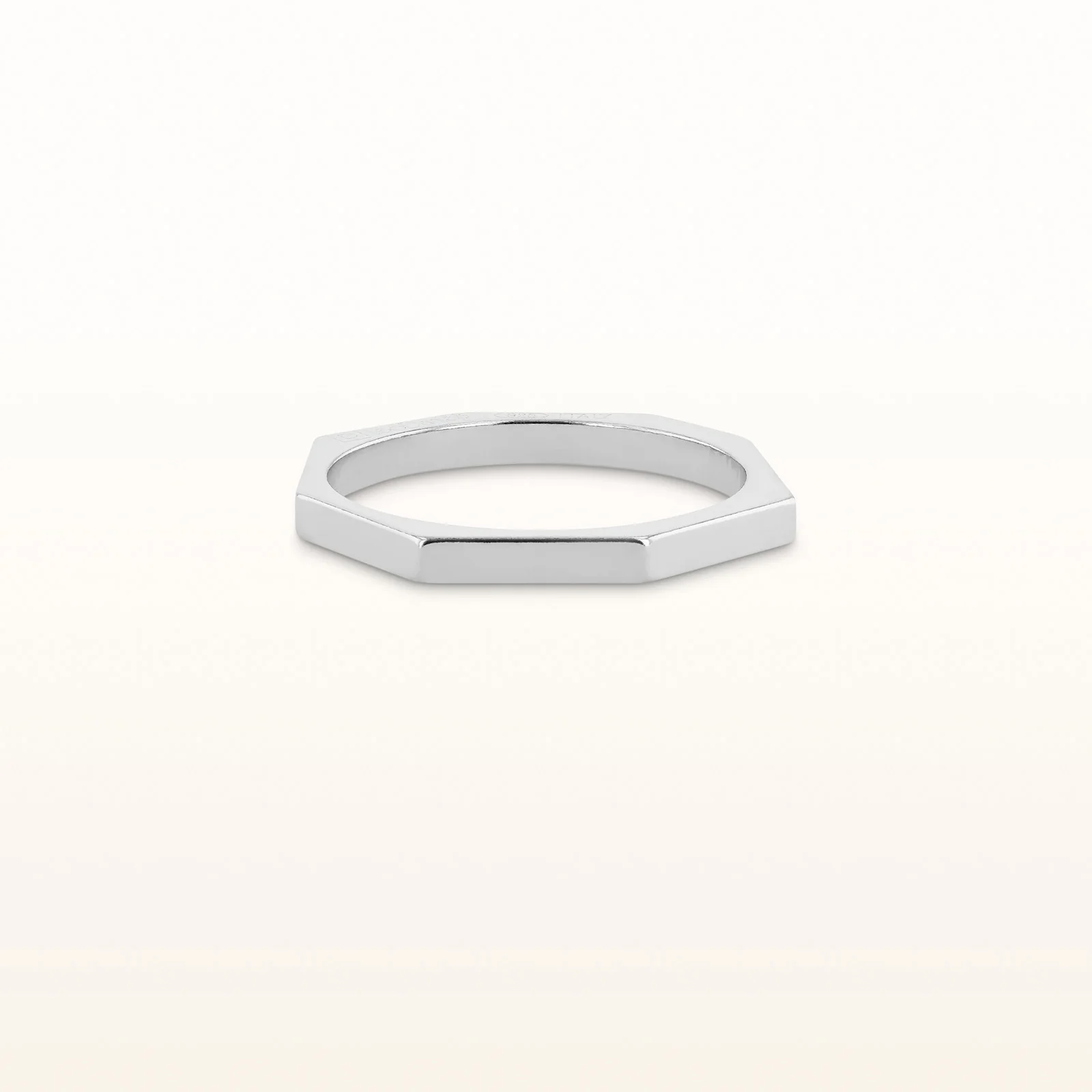 925 Sterling Silver Geometric Ring - Image 3