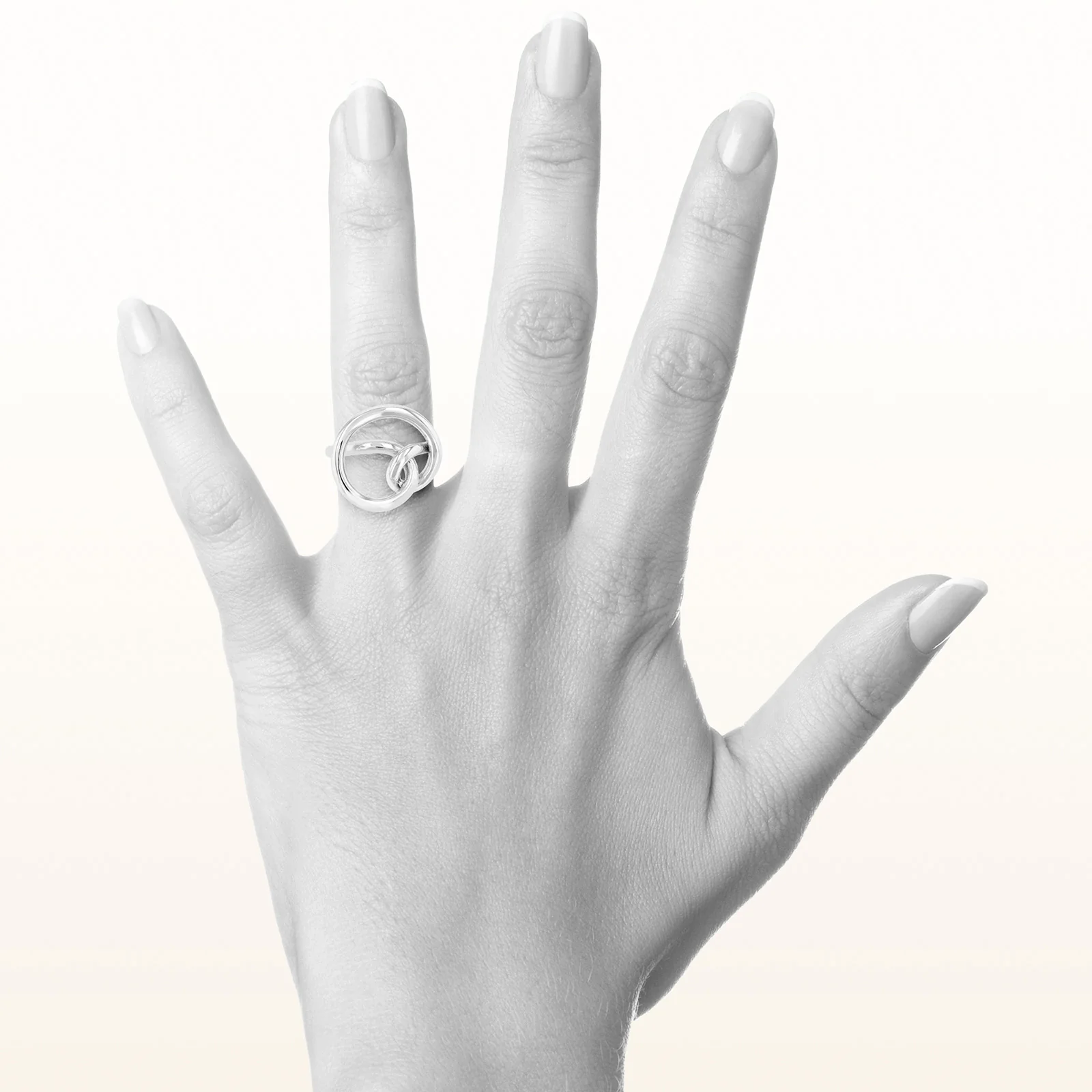 925 Sterling Silver Knot Ring - Image 4