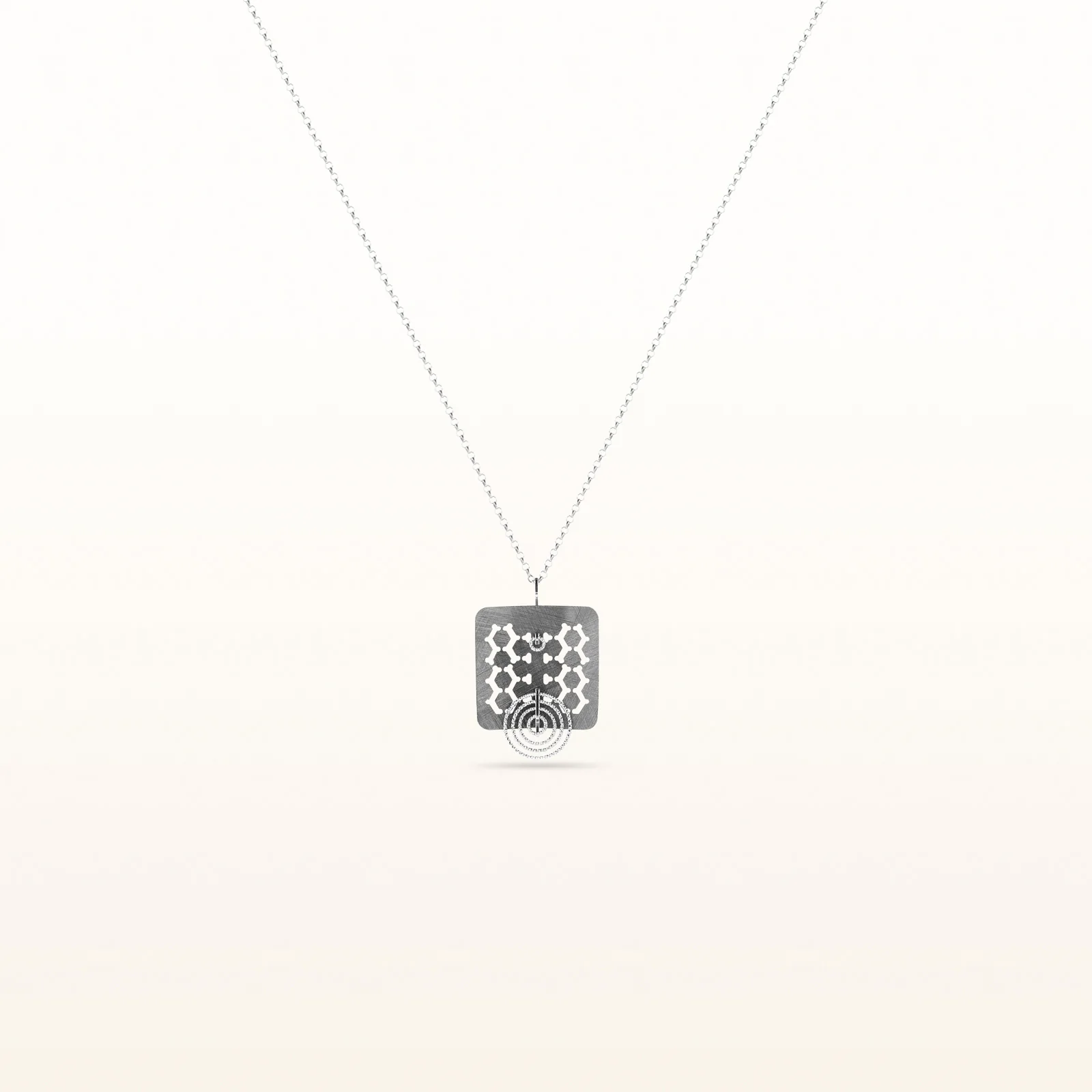 925 Sterling Silver Multi-Shape Pendant