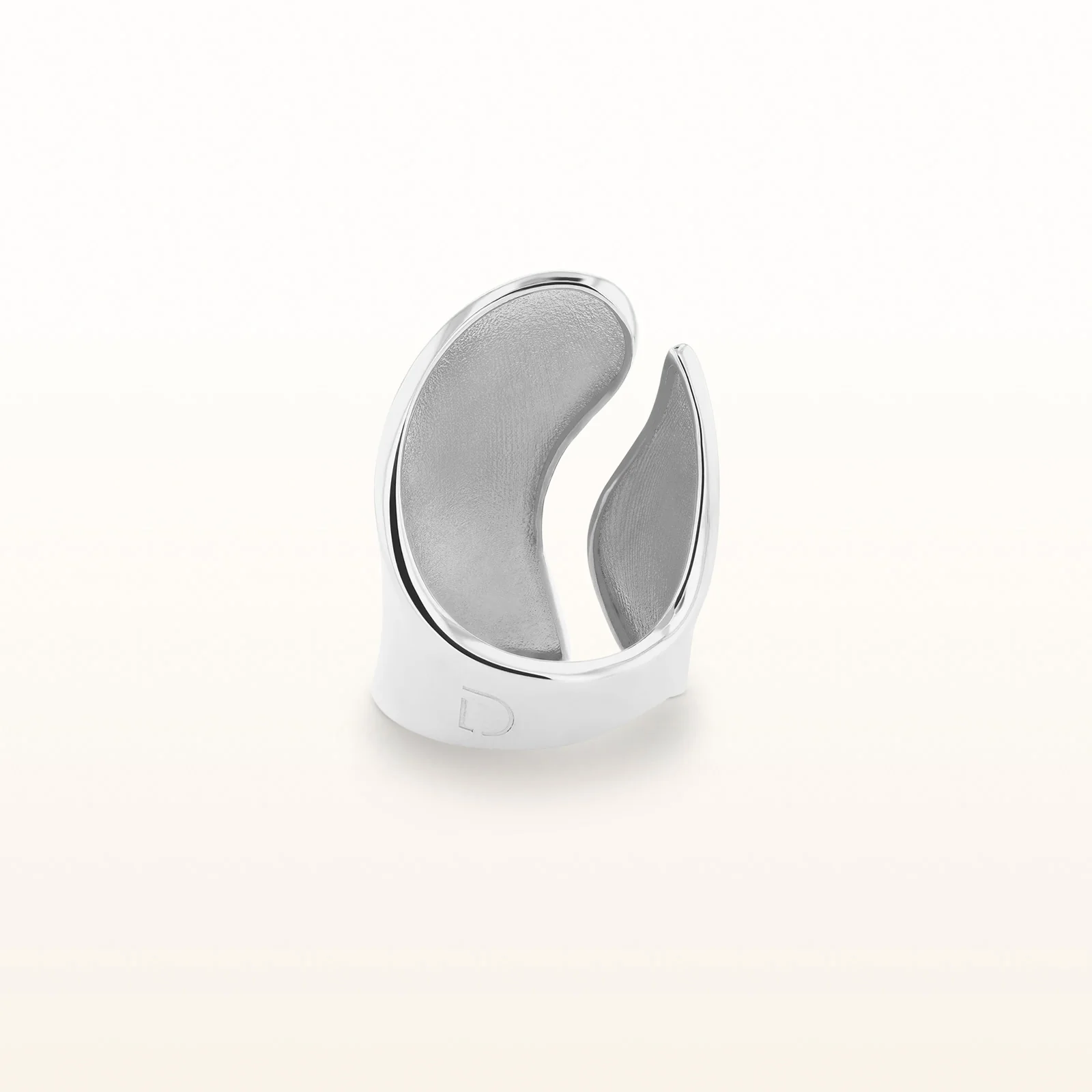 925 Sterling Silver Open Wave Ring - Image 3