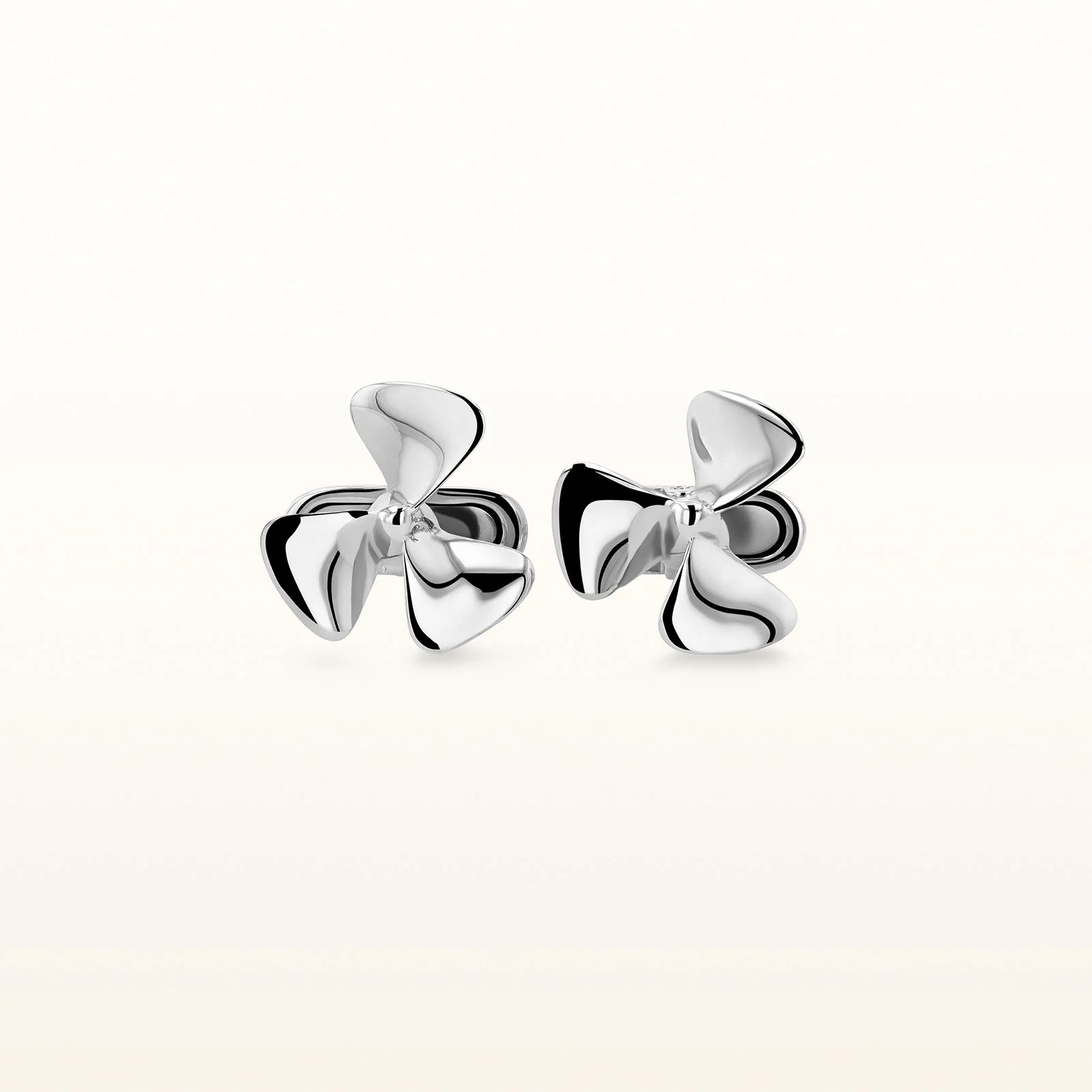 925 Sterling Silver Propeller Cufflinks - Image 2