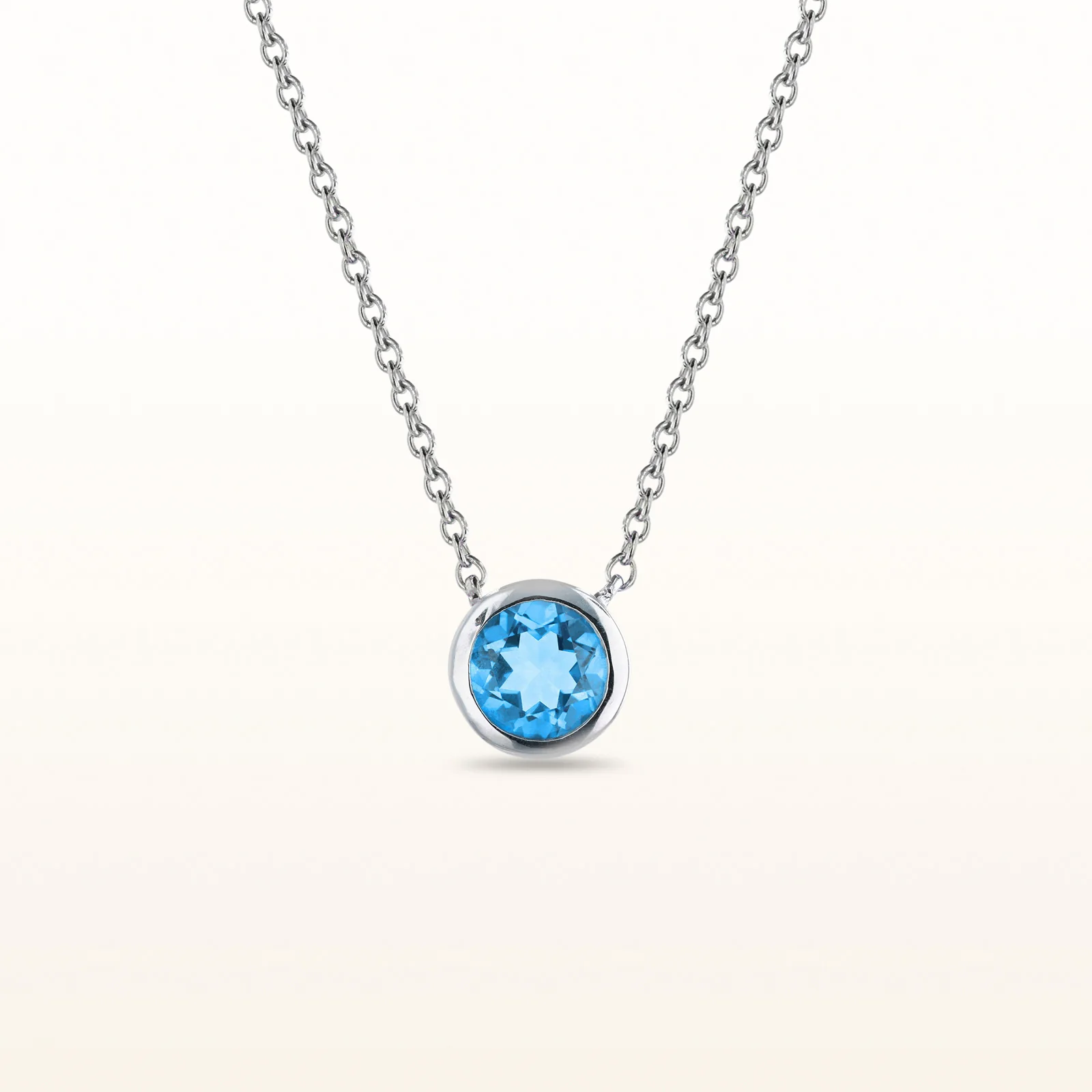 Bezel Set Gemstone Pendant in 925 Sterling Silver - Image 6