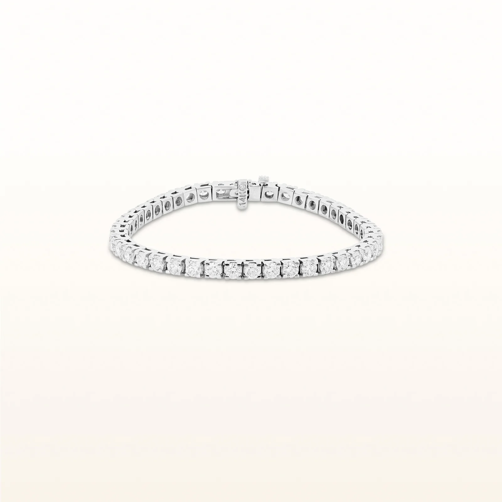 Classic Round Diamond Tennis Bracelet in 14kt White Gold - Image 14