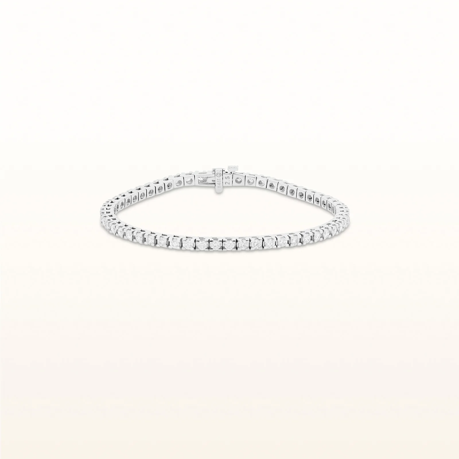 Classic Round Diamond Tennis Bracelet in 14kt White Gold - Image 4