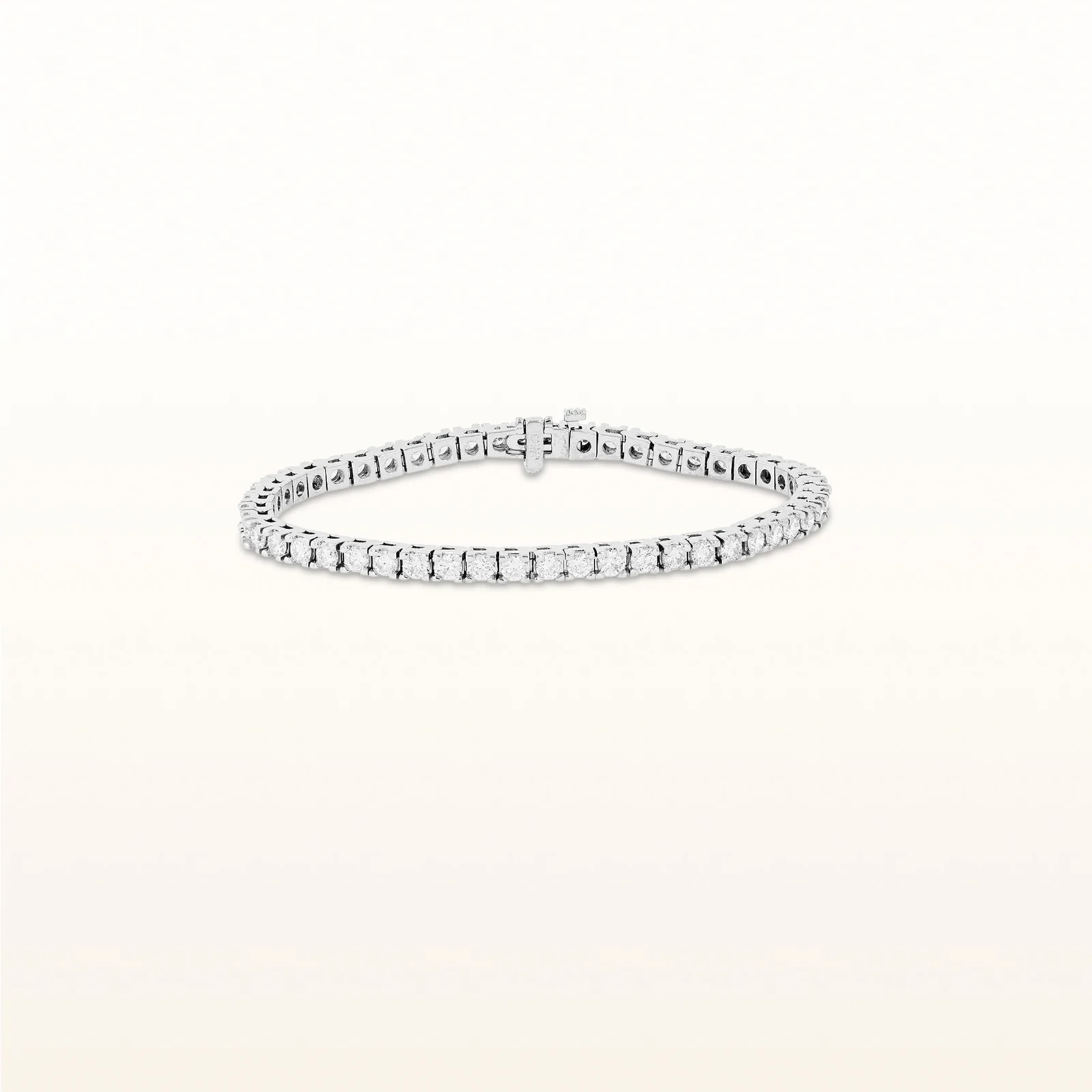 Classic Round Diamond Tennis Bracelet in 14kt White Gold - Image 5