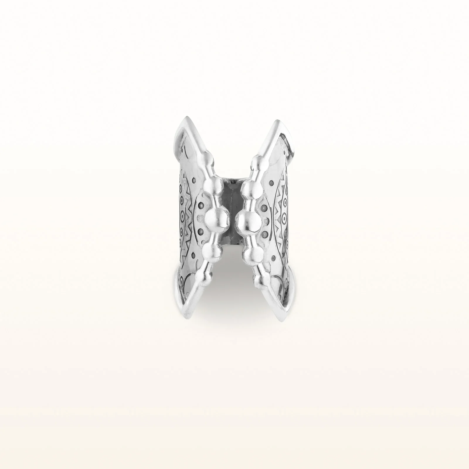 Grecian Inspired Statement Ring in 925 Sterling Silver