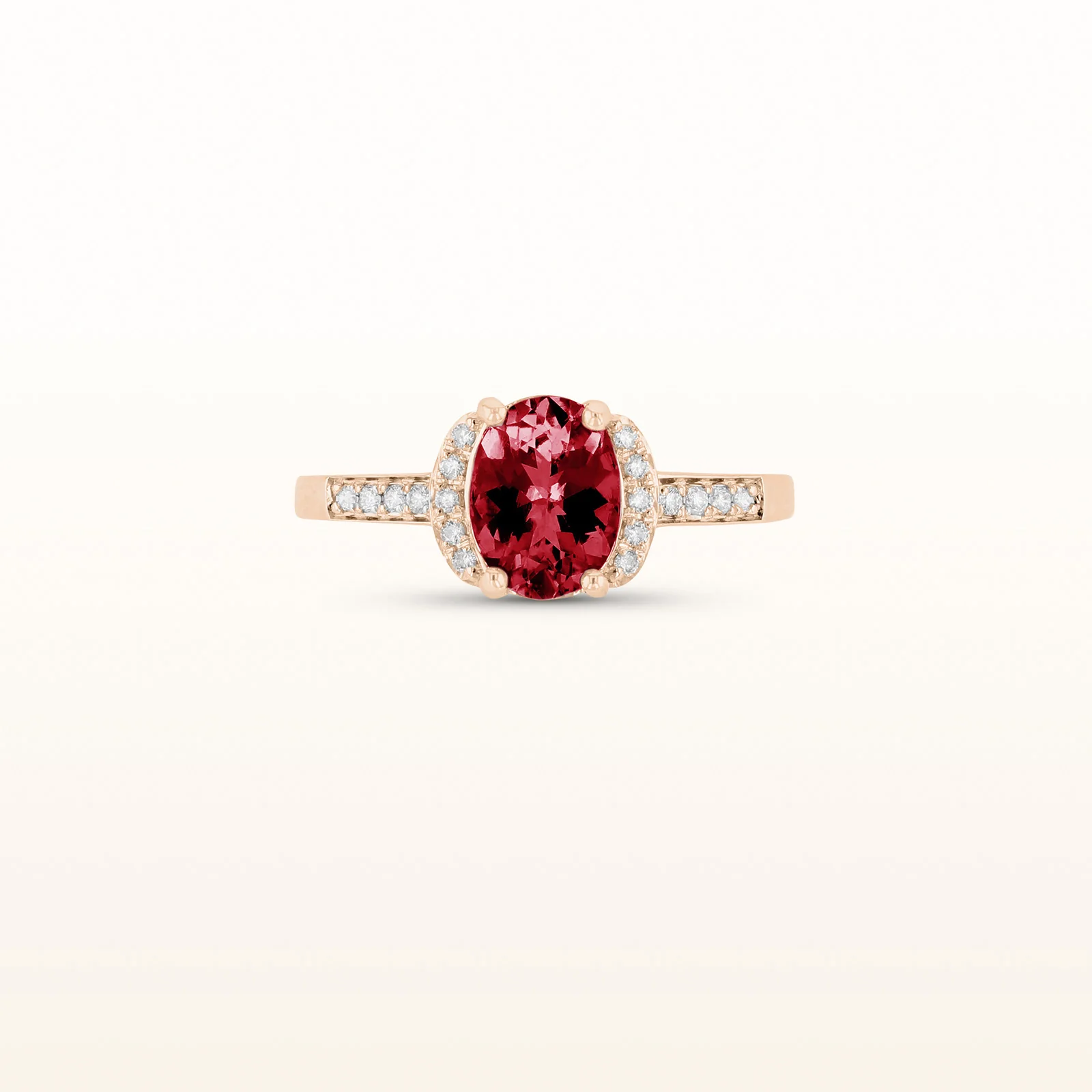 Oval Gemstone and Diamond Ring - Image 16
