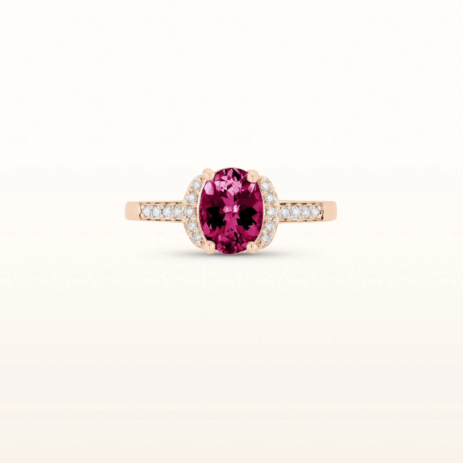 Oval Gemstone and Diamond Ring - Image 30