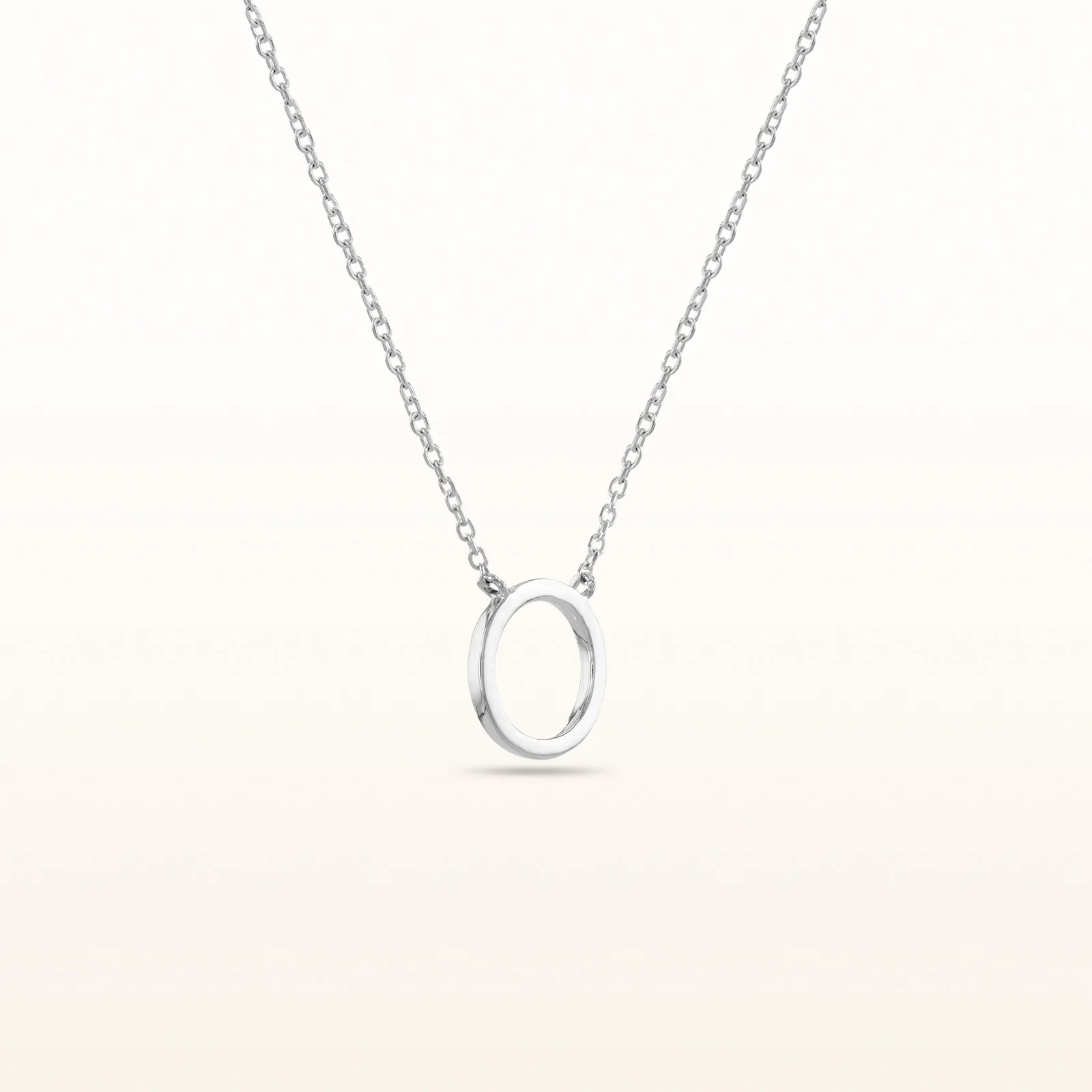Petite Circle Pendant in 925 Sterling Silver - Image 2
