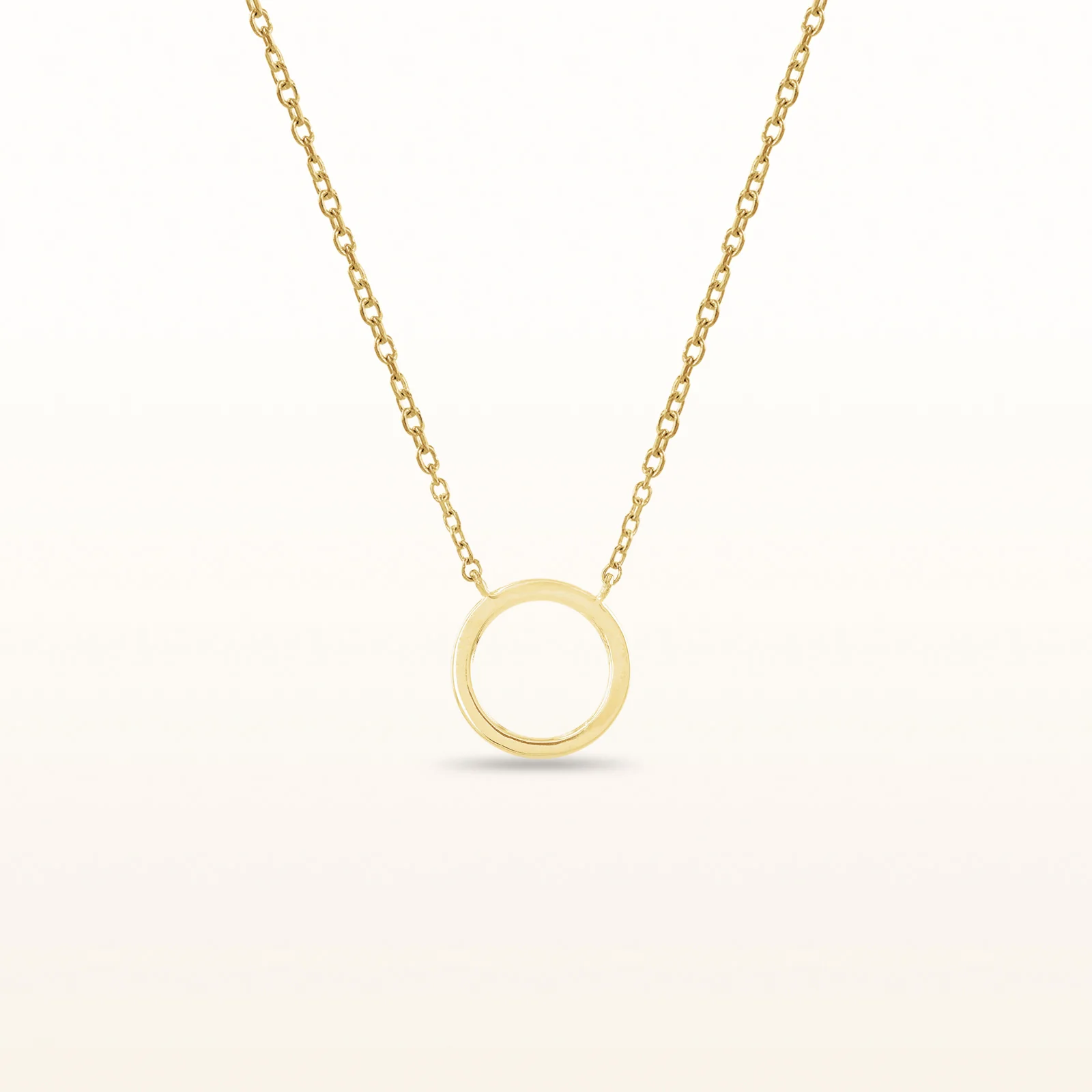 Petite Circle Pendant in 925 Sterling Silver - Image 4