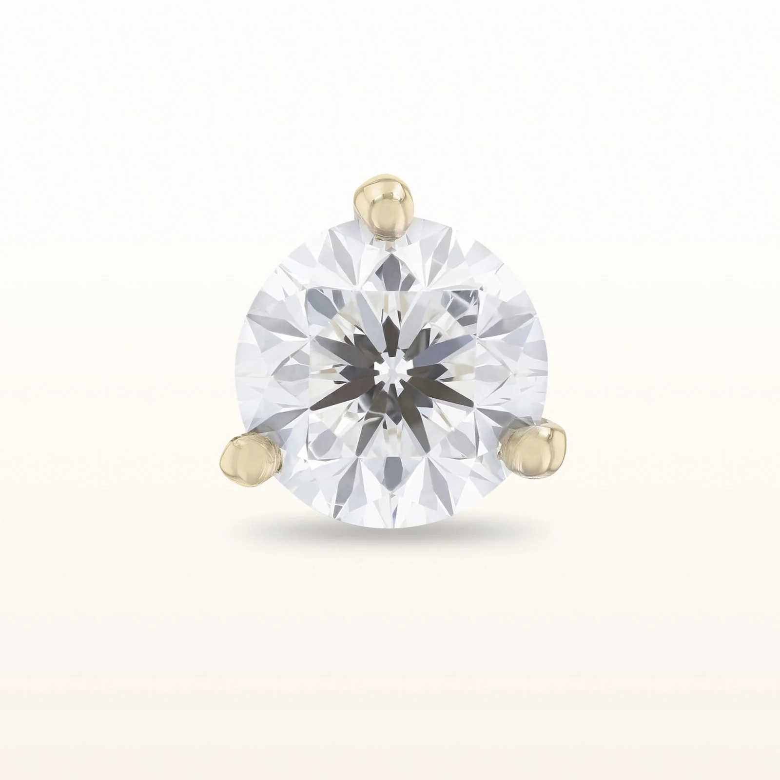 Single Martini Style Diamond Stud Earring, G-H-I/SI1-SI2 between 0.25 ctw and 0.50 ctw - Image 15