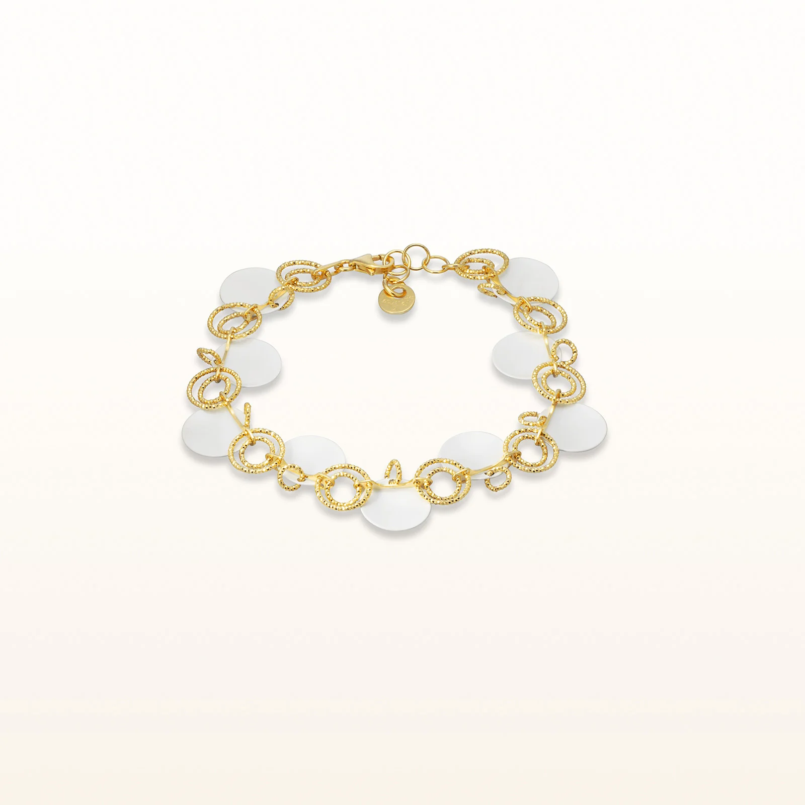 Two-Tone 925 Sterling Silver Zig-Zag Bracelet - Image 6